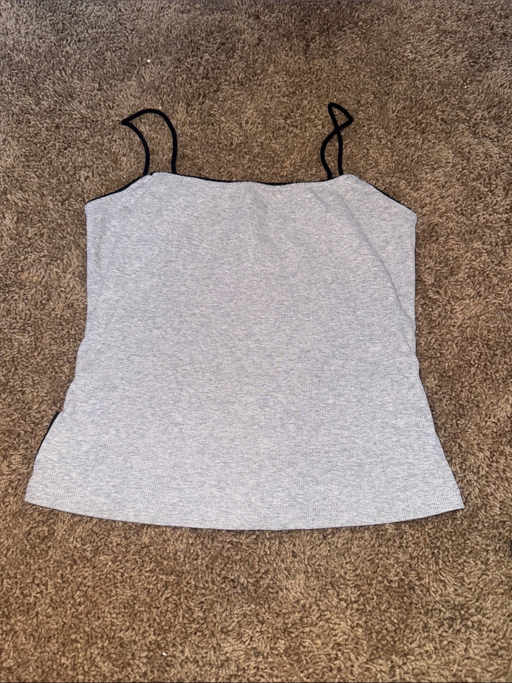 Missguided grey tank top